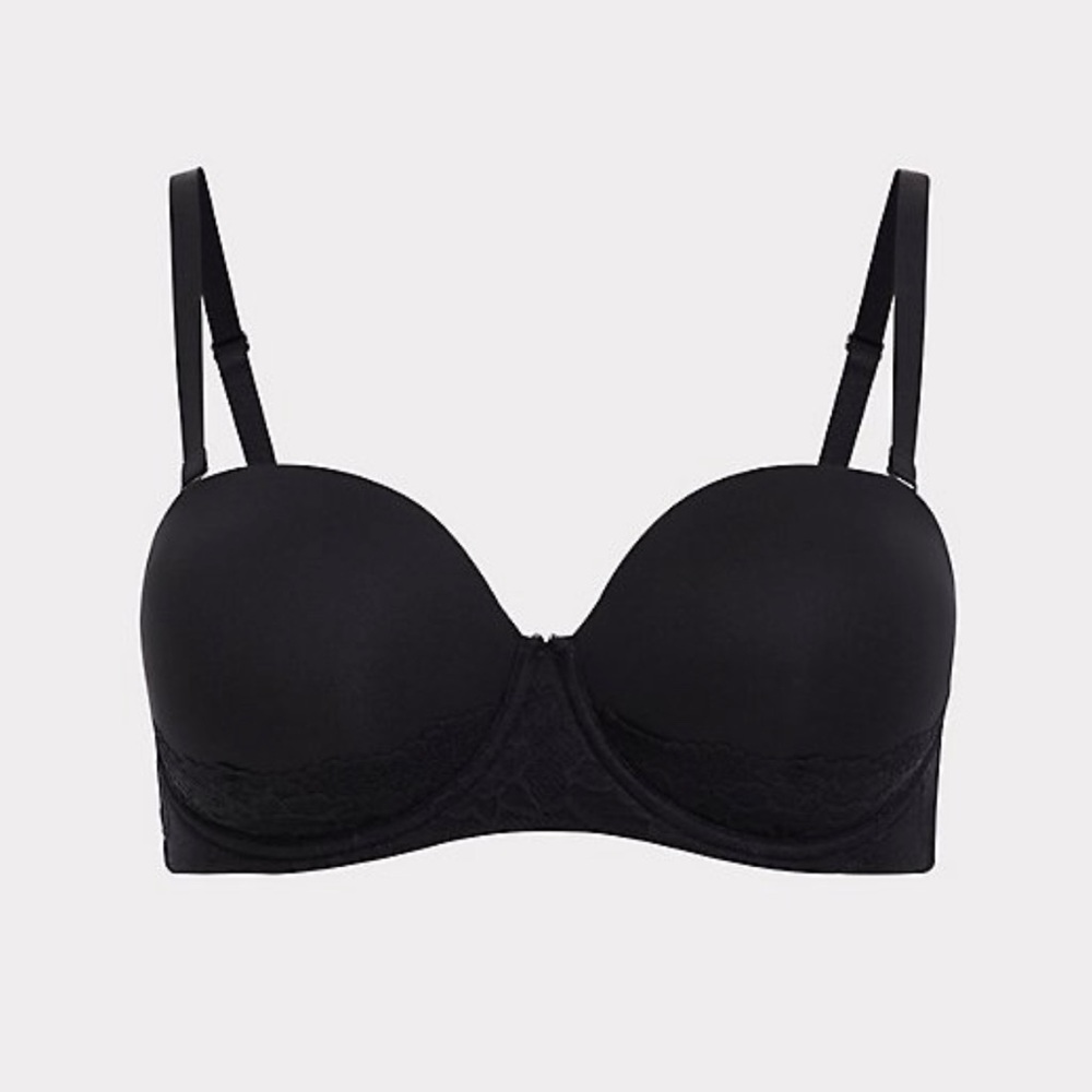 TORRID push-up multi-way strapless bra 44DD